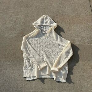 The Normal Brand Cream Hooded Sweater